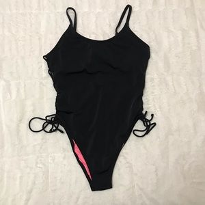 PINK VICTORIA’S SECRET High Cut One Piece Swimsuit